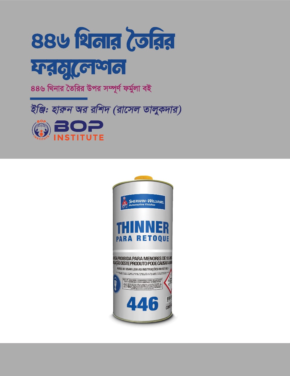 বাণিজ্যিকভাবে ৪৪৬ (Four Four Six) থিনার তৈরির ফর্মুলা, রেসিপি এবং প্রজেক্ট পরিকল্পনা