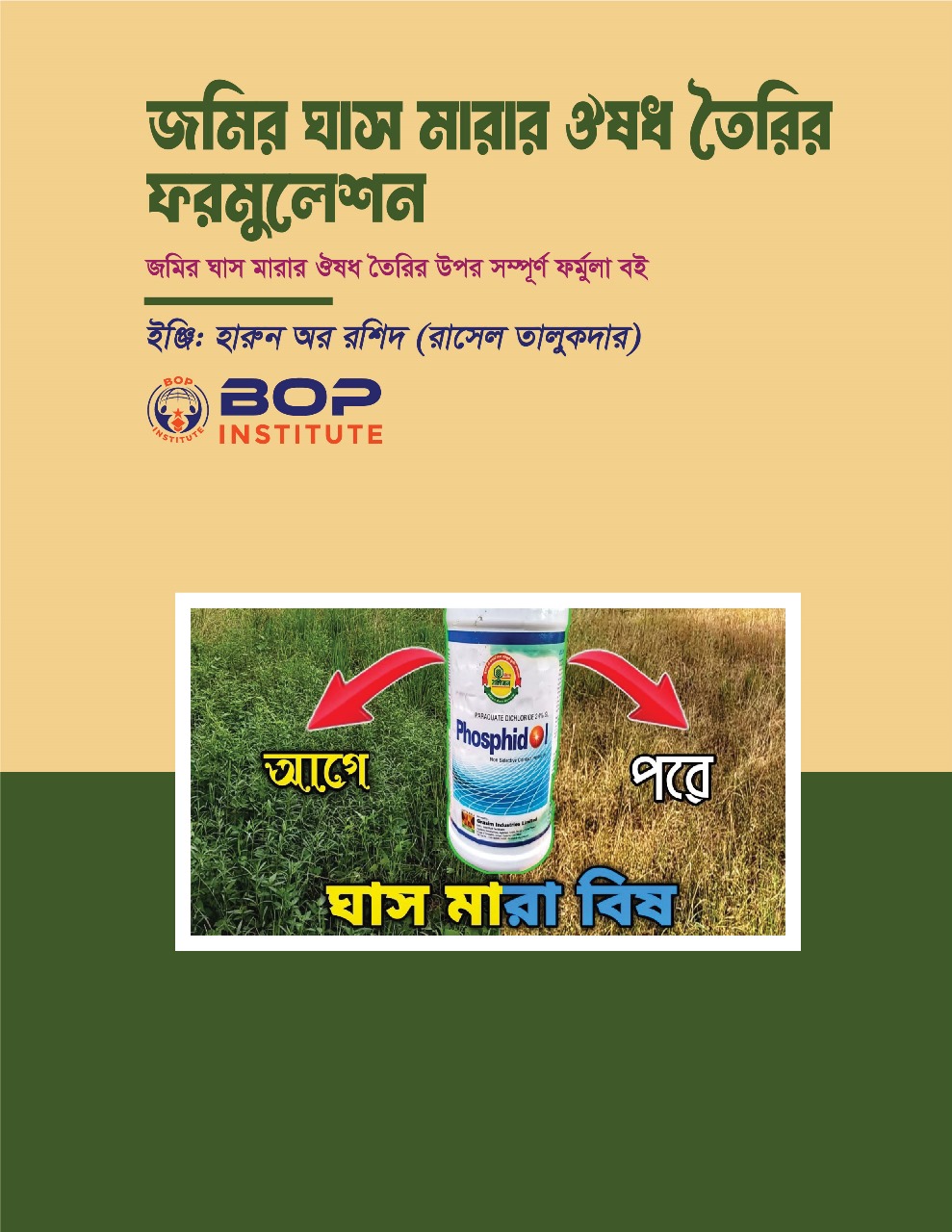 জমির ঘাস মারার ওষুধ (Herbicide) তৈরির রেসিপি ফর্মুলা এবং প্রজেক্ট পরিকল্পনা.